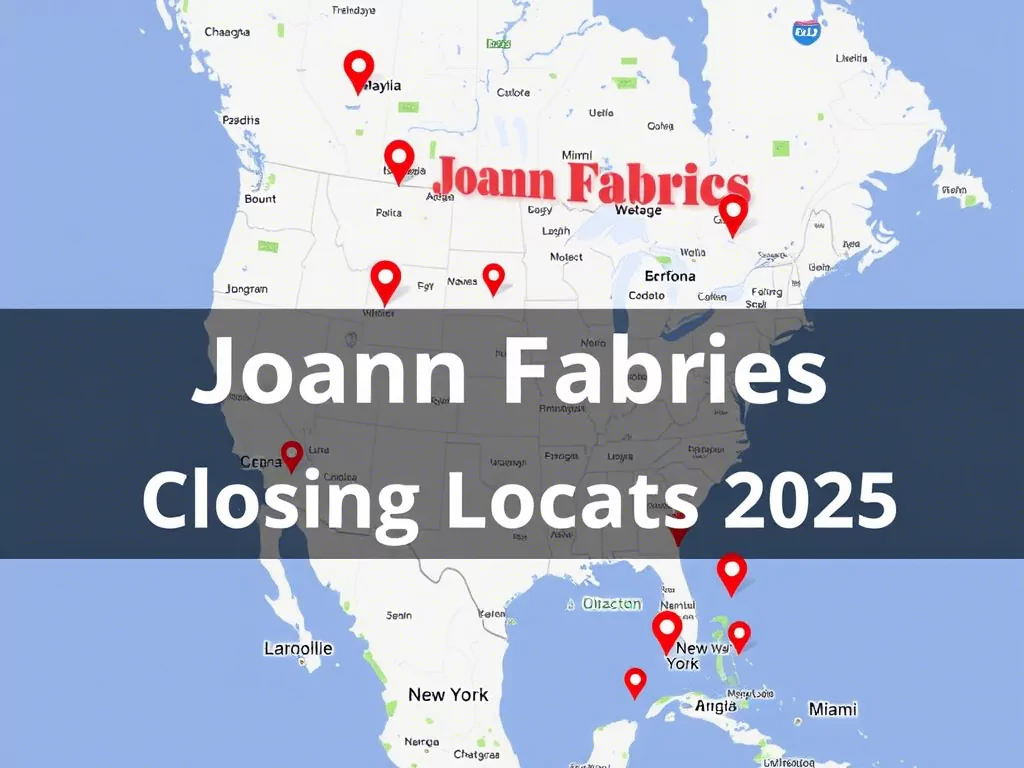 Joann Fabrics Stores Closing